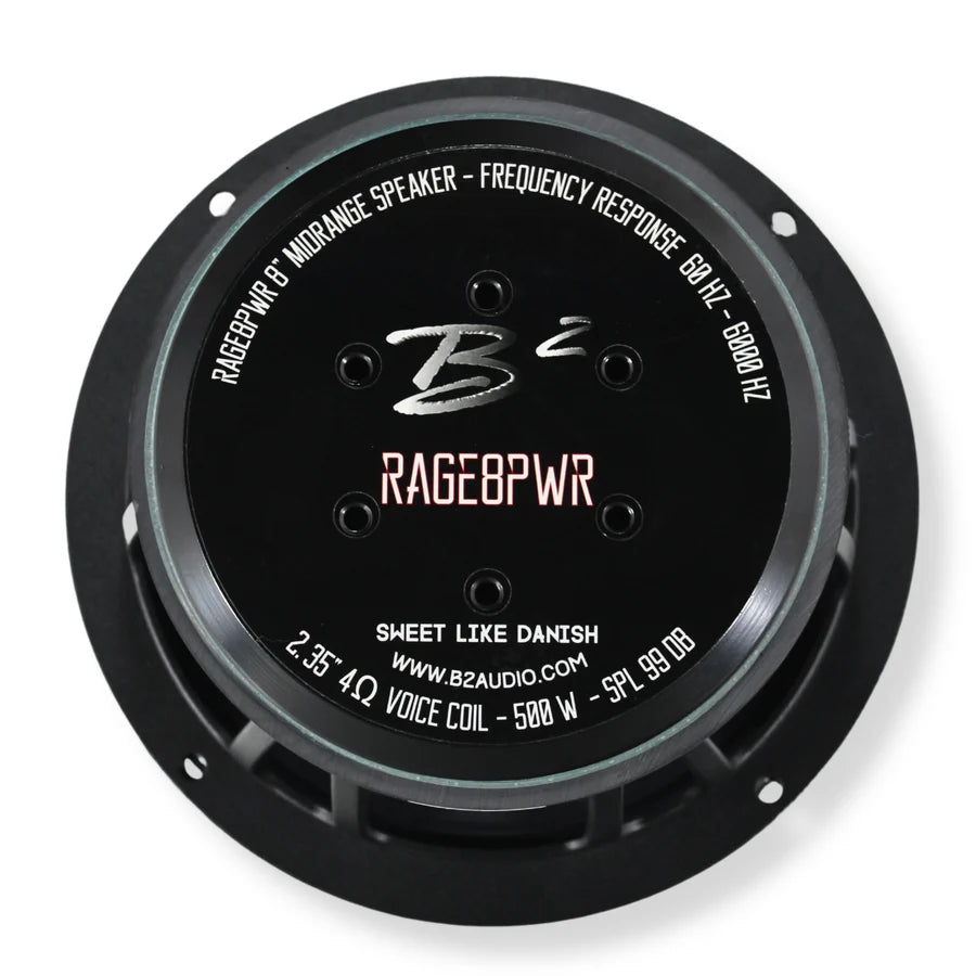 B2 Audio Rage 8" PWR